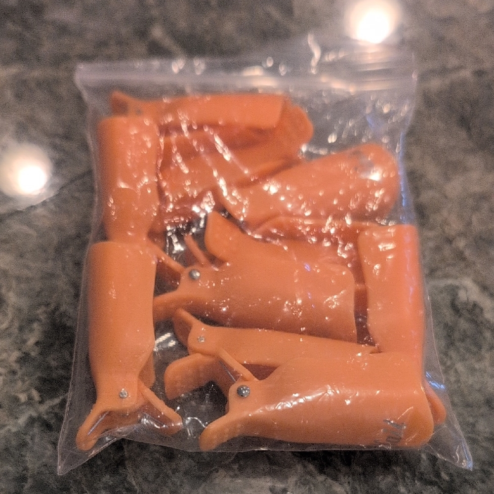 Nail Polish Remover Clips Orange